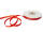 Satinband rot, Rolle 6mm breit, 25m lang