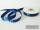 Satinband dunkelblau, marineblauRolle 12mm breit, 25m lang