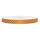 Satinband Punkte orange, Rolle 6mm breit, 25m lang