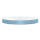 Satinband Punkte blau, himmelblau, Rolle 6mm breit, 25m lang
