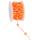 Perlenband orange, 1 Rolle mit 10 m