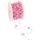 Perlenband rosa, 1 Rolle mit 10 m