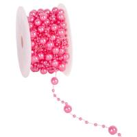 Perlenband pink 1 Rolle mit 10 m