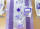 Tischläufer Netzoptik violett, lila, 1 Rolle 28cm x 2,50 m