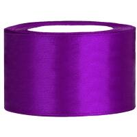 Satinband lila, Rolle 38mm breit, 25m lang
