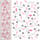 Papierservietten Blätter rosa 3-lagig, 33x33 cm, 20 Stück, Hochzeitsservietten
