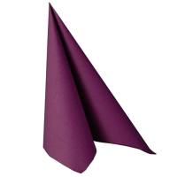 Papierservietten uni lila, violett, 3-lagig, 33x33 cm, 20 Stück