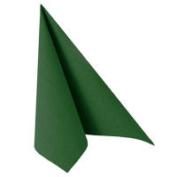 Papierservietten uni dunkelgrün 3-lagig, 33x33 cm,...
