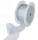 Glanzband Lurex silber transparent, Rolle 38mm breit, 25m lang