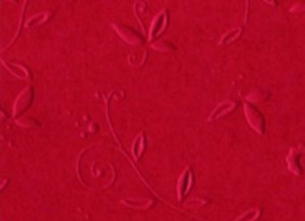 Prägekarton Ornament, dunkelrot, 50x70 cm, 5 Bogen