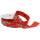 Weihnachtsband Tannenbaum Geschenkeband rot Rolle 25mm breit, 15m lang