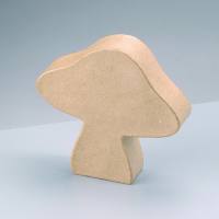 Fliegenpilz Silhouette stehend 15,5 x 15 x 3,5 cm Pilz aus Pappe