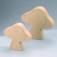 Fliegenpilz Silhouette stehend 15,5 x 15 x 3,5 cm Pilz aus Pappe