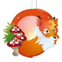 Laternen Bastelset Fuchs, 27 x 23 cm groß
