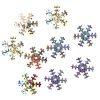 Pailletten Schneeflocken silber glänzend, 20 g