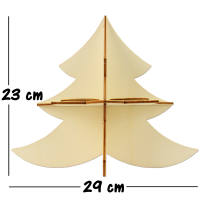 Stecktanne zum Stellen als Adventskranz