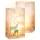 Lichtertüte mit Motivdruck Hirsch und Blanko, 10 Stück