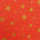 Faltblätter rot mit goldenen Sternen, 15x15cm, 130 g/m²
