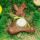 Teelichthalter Hase mit Vertiefung, 10,2 x 14,2 cm, Sperrholz,1 Stück
