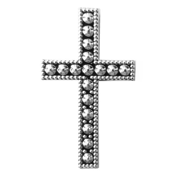 Streuteile Kreuze silber, 25 Stück, Farbe silber Kommunion Konfirmatio