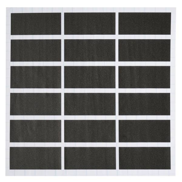 Tafelfolien Sticker zum Beschriften, schwarz, 54 Stück, Motiv 1