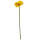 Gerbera gelb Ø 7 cm, ca. 30 cm lang 1 Stück Kunstblume Seidenblume