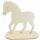 Flechtmotiv Pferd mit Standboden Set mit 3 Stück 14,5 x 15 cm, 4 mm dick, Pony