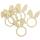 Serviettenhalter Hasenohren, Serviettenringe Pack mit 6 Stück Set 4mm Sperrholz