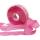 Karoband Vichy pink weiß, Rolle 2,5 cm breit, 25 m lang