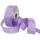 Karoband Vichy lila weiß, Rolle 2,5 cm breit, 25 m lang