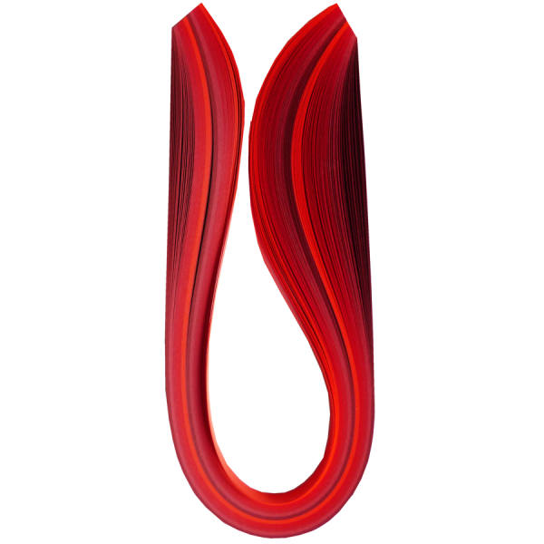 Quilling Streifen Rottöne, 3mm x 48cm, 100 Stück, 130 g/m²