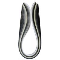 Quilling Streifen Grautöne, 3mm x 48cm, 100...