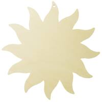Memo Tafel Sonne 38,5 cm, 3mm dick, aus Sperrholz,...