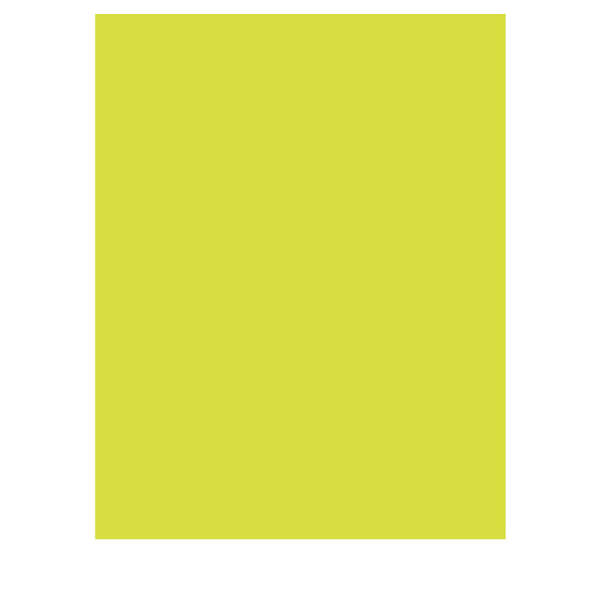 Tonpapier limone 100 Blatt, DIN A4, 130g/m² Tonzeichenpapier