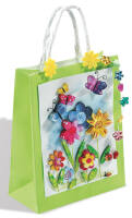 Papiertüten bunt mittelgroß, 20 Stück, 18 x 8 x 21 cm Tragetaschen