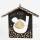 Vogelfutterhaus 19 x 21 cm, Vogelfutterstation Kiefernholz