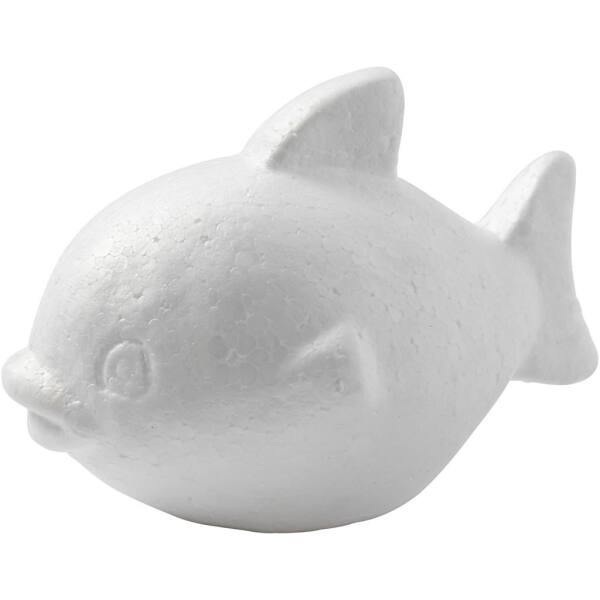 Styropor Fisch 5er Pack ca. 12 x 8 cm