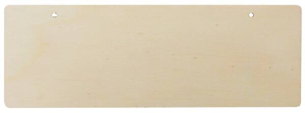 Türschild rechteckig lang aus Holz, 29x10cm, 1 Stück