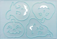 Kürbisse aus Acrylglas, 4 Stück im Set ca. 7 -...