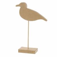Möwe Silhouette mit Standboden aus Pappe 3-teilig,...