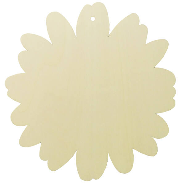 Memo Tafel Blume 30 cm, 3mm dick, Margerite aus Sperrholz