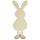 Stehfigur Hase, ca. 19 cm hoch, Sperrholz gelasert