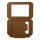 Laternenrohling 5er Pack braun aus Wellpappe