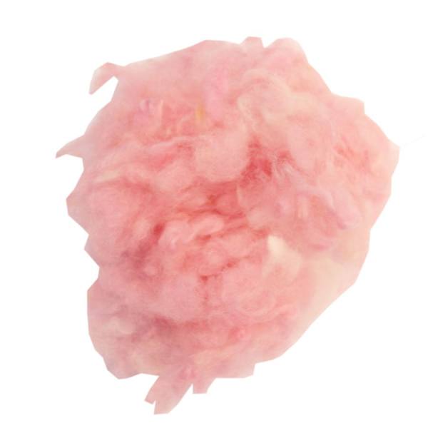 Wollflocken aus Schafschurwolle, 10g, rosa