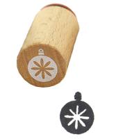 Motivstempel aus Holz, Weihnachtskugel, Ø 12mm,...