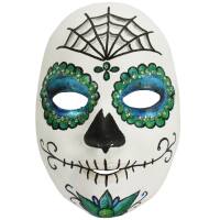 Maske für Erwachsene aus Pappe, 6 Stück Karnevalmaske / Papp-Masken Gr.L