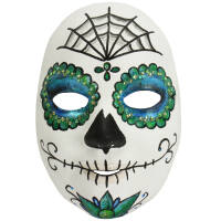 Maske für Erwachsene aus Pappe, 6 Stück Karnevalmaske / Papp-Masken Gr.L
