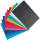 Glitterpapier, 10 Blatt,farbig sortiert, 23 x 33 cm, 70 g m²