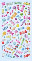 SOFTY-Stickers Bonbons bunt