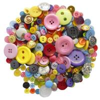 Knöpfe Mischung 500g, bunt gemischt